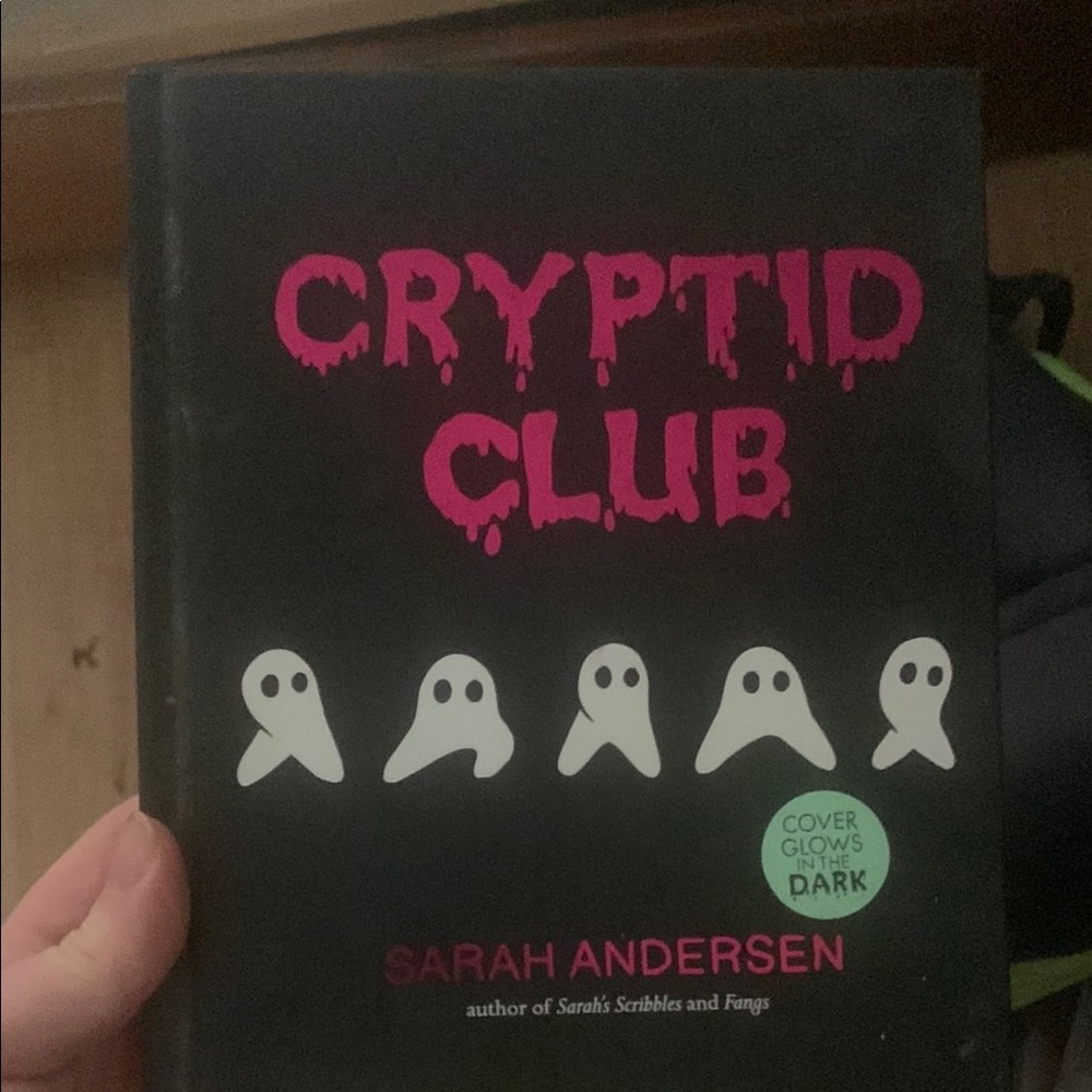 Cryptid Club Hardcover Book with Glow-in-the-Dark Cover Super Cute Illustrations